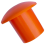 80 Pcs Rebar Caps, Orange Covers Caps for Stake, 10M -25M 2