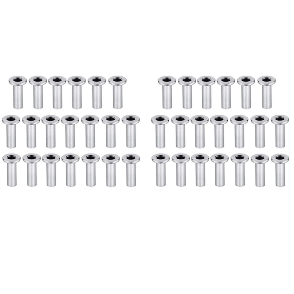 Photos - Other for Repair 40 Pcs T316 Stainless Steel Protector Sleeves for 1/8Inch 5/32Inch 3/16Inch Cable Railing Kit,Wood Posts,DIY Balustrade