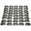 400Pcs U-Shaped Clamp for Hair Extensions Wig Clips DIY Comb Black Frame 2