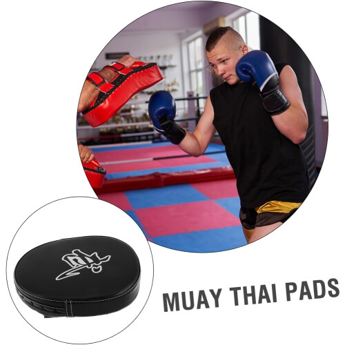 Thai Pads for Kickboxing Boxing Padding Black 1