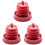 3Pcs Hydraulic Power Steering Pump Reservoir Cap Plug for 1