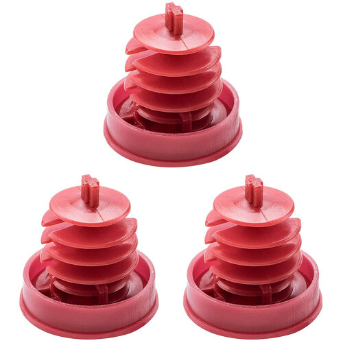 3Pcs Hydraulic Power Steering Pump Reservoir Cap Plug for