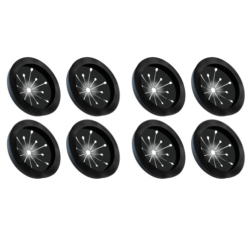 Food Waste Disposer Accessories Multi-Function Drain Plugs Splash Guards for Whirlaway, (8 Pack)
