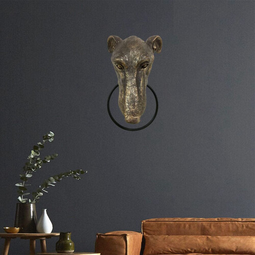Dog Door Knocker Retro Knockers for Front Decoration D 2