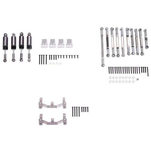 Steering Link Rod Pull Mount Seat Set-Titanium 1