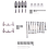 Steering Link Rod Pull Mount Seat Set-Titanium 3