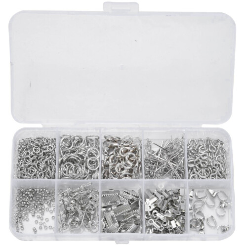 2X Jewelry Findings Set Making Kit Beading and Repair Tools 1