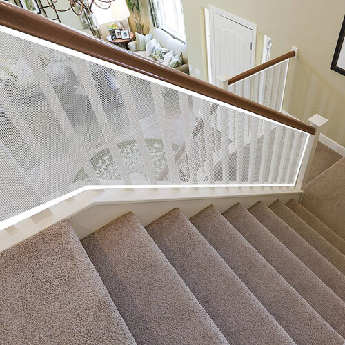 Stairway Net - Rail Balcony Railing Guard for Child,Pet 1