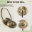 Tibetan Cymbals Meditation Bells 6.5 cm Chime 6