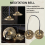 Tibetan Cymbals Meditation Bells 6.5 cm Chime 5