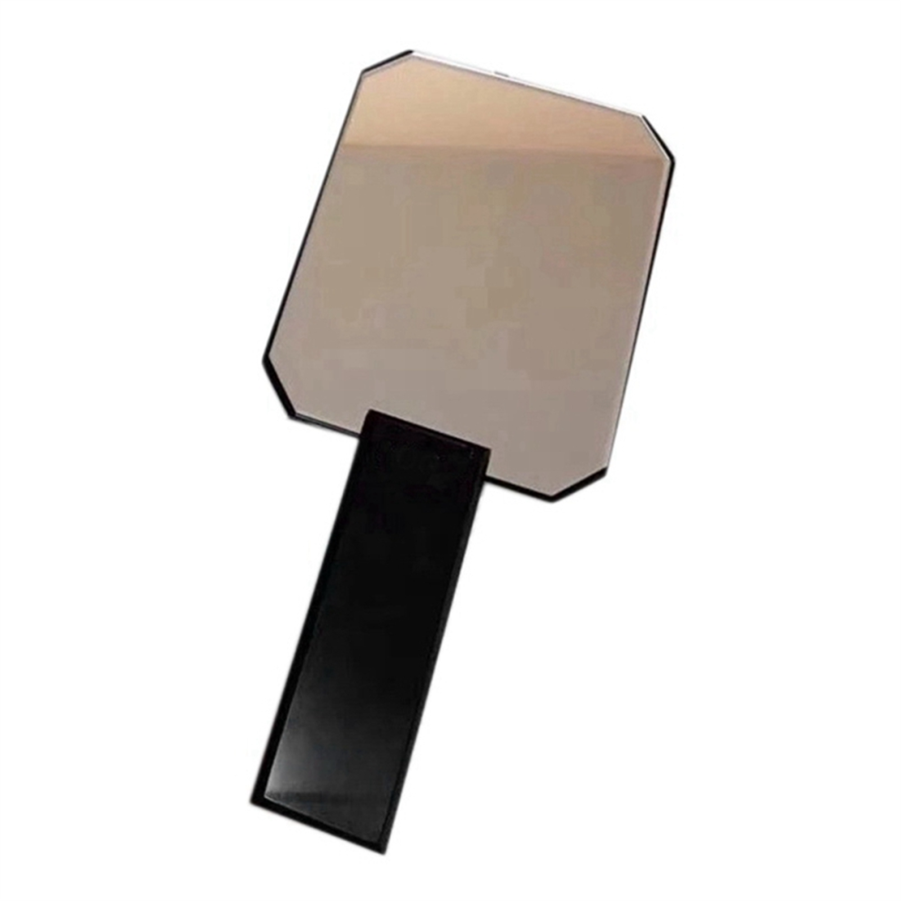 Exogio Black Handheld Cosmetic Mirror Professional Salon Barbers