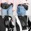 Motorcycle Scooters Safety Belt Rear Seat Passenger Grip Adjustable 5