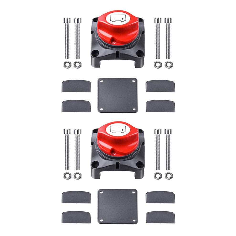 2X 12V-48V Battery Disconnect Switch Isolator Cut Off Kill For Car Rv Boat Truck 4853956097459