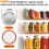 100Pcs 70mm Regular Mouth Canning Lids for Ball,Regular Jars 2