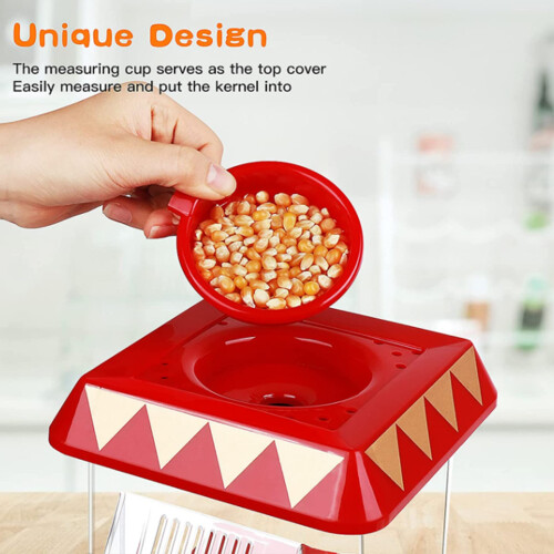 Hot Air Popcorn Machine Healthy and Quick Snack for Home EU Plug 2