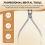 Long Handle Dental Orthodontic Wire Distal Cutting Pliers 6
