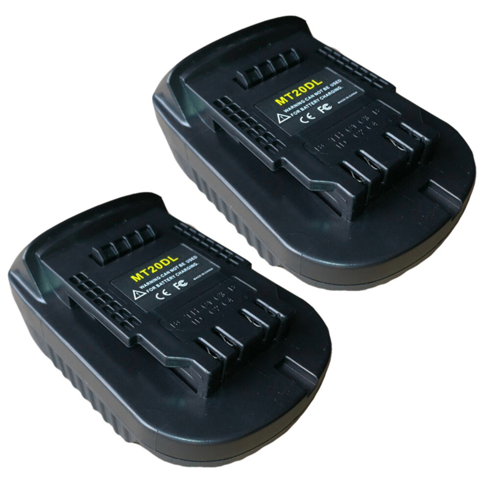 2X Mt20dl Battery Adapter For 18V Bl1830 Bl1860 Bl1815 Li-Ion 20V 4853956099996
