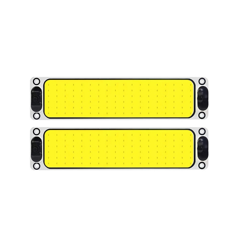 2Pcs White Cob 108 LED 12V 24V Roof Ceiling Interior Wired Lamp-image-OPC-PJ27DYK-NEW