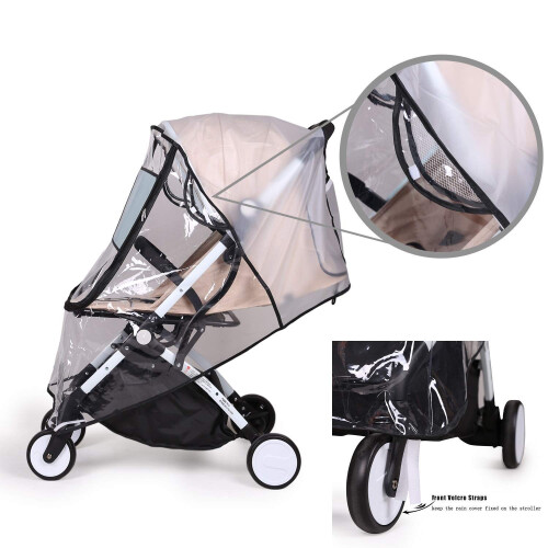 Stroller Rain Cover Universal, Weather Shield, Windproof 2