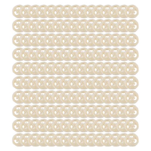 150Pcs Natural Loofah Slices Handmade Soap Box Tools Cleaner 2