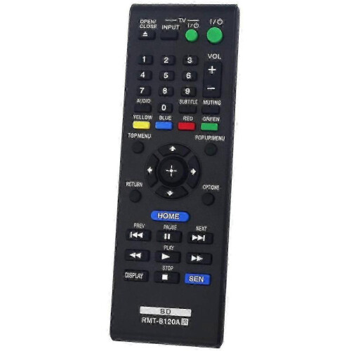 B120A Replacement Remote for  3D Blu-Ray DVD Player S5100 S1100 S3100 S190 S590 1