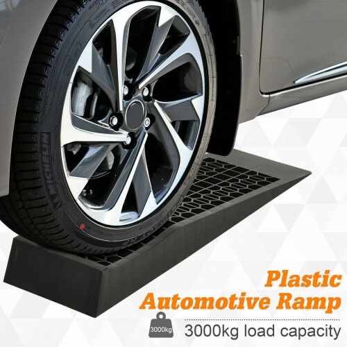 2PC Black 3000KG Heavy Duty Car Antiskid Working Ramp Repair Tools 2