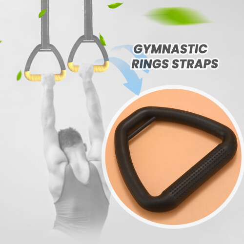 2Pcs Gymnastic Ring Portable Ring-1M 2