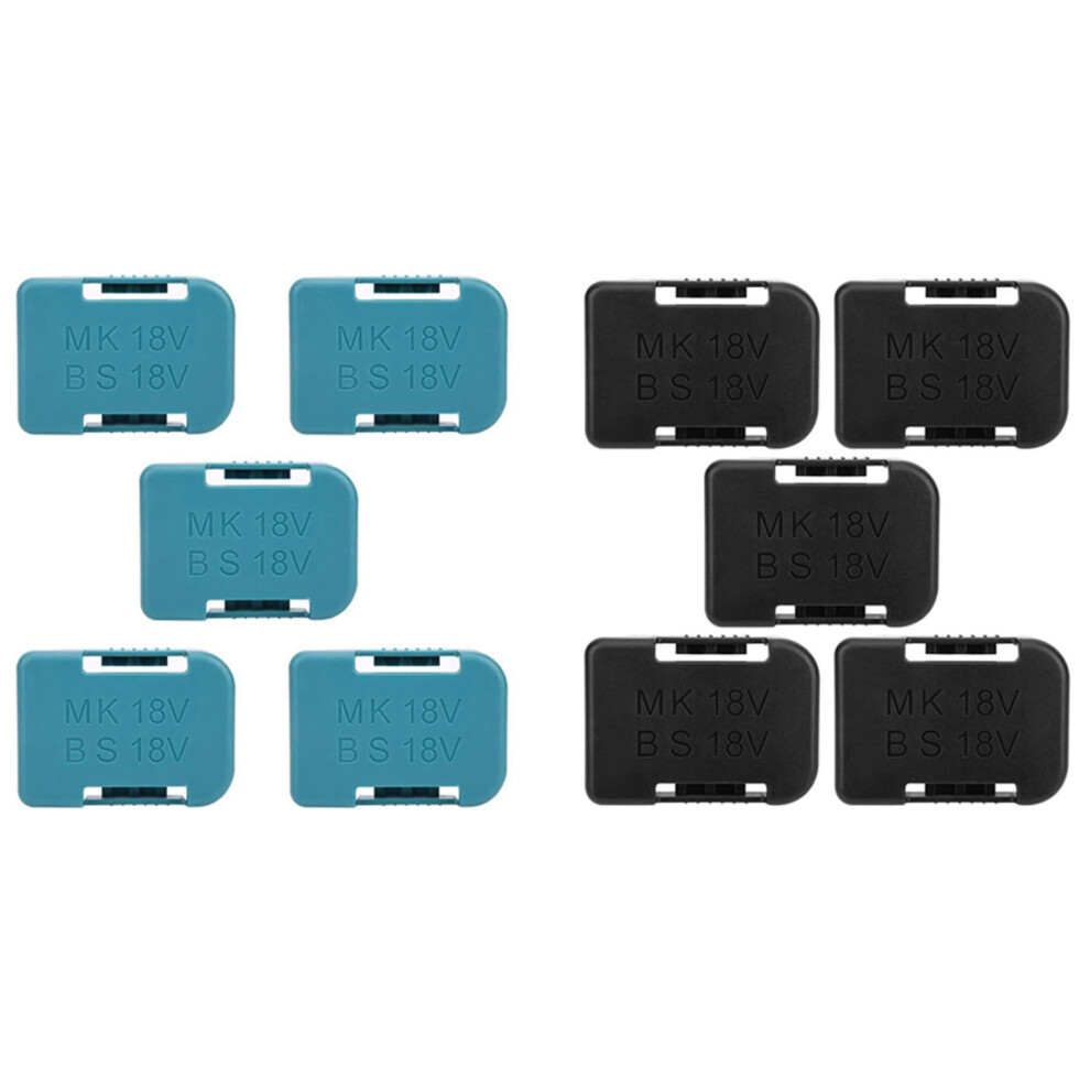 5Pcs Battery Storage Rack Case For 18V Fixing Devices(Blue) Blue 4853956005355