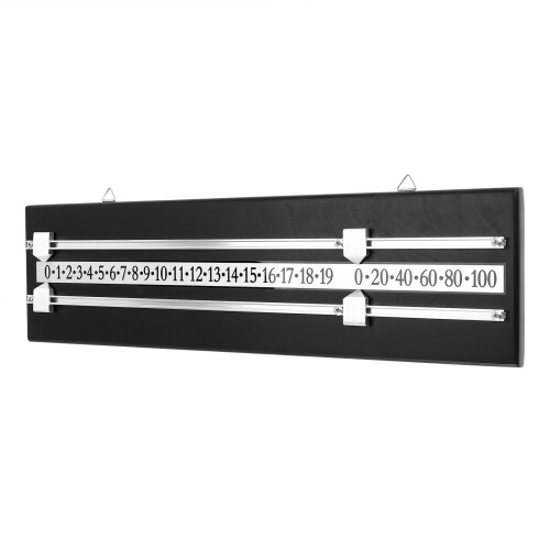 Snooker Scoreboard with Scorer/Rails for Billiard Lovers Black 1
