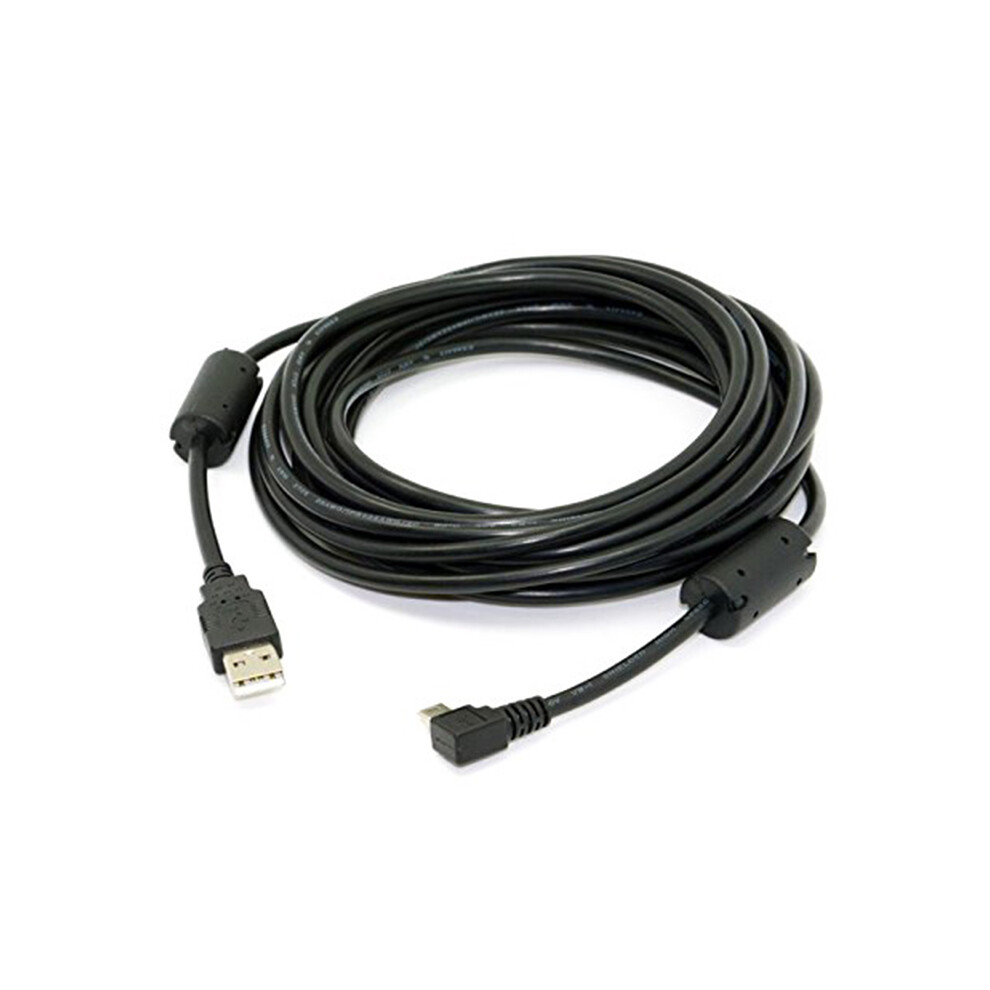 Photos - Cable (video, audio, USB) 5pin 90 Degree to USB 2.0 Male Cable with Ferrite Core 5 Meters