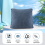 Backrest Cushion Wedge Pillow Back Lumbar Pad (Blue) 6