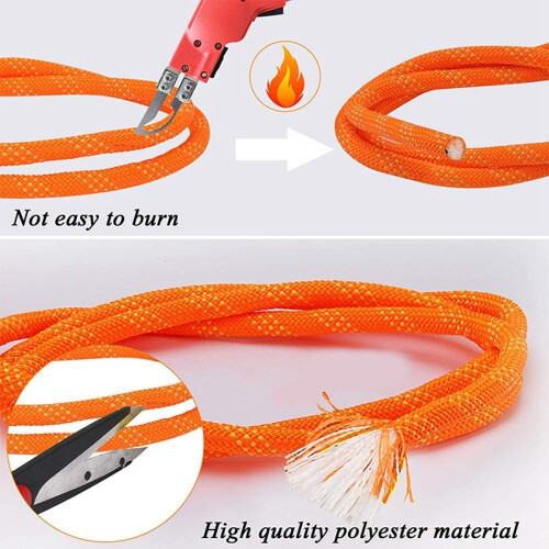 10M Rock Diameter 12 mm Heavy Duty with 2 Carabiners 2
