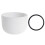 8Inch Note Perfect Sound E Solar Chakra Frosted Quartz Bowl 2