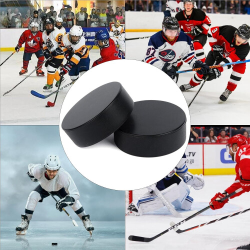 Ice Hockey Pucks, 4 pieces Classic Training Pucks, 3 inches diameter 2
