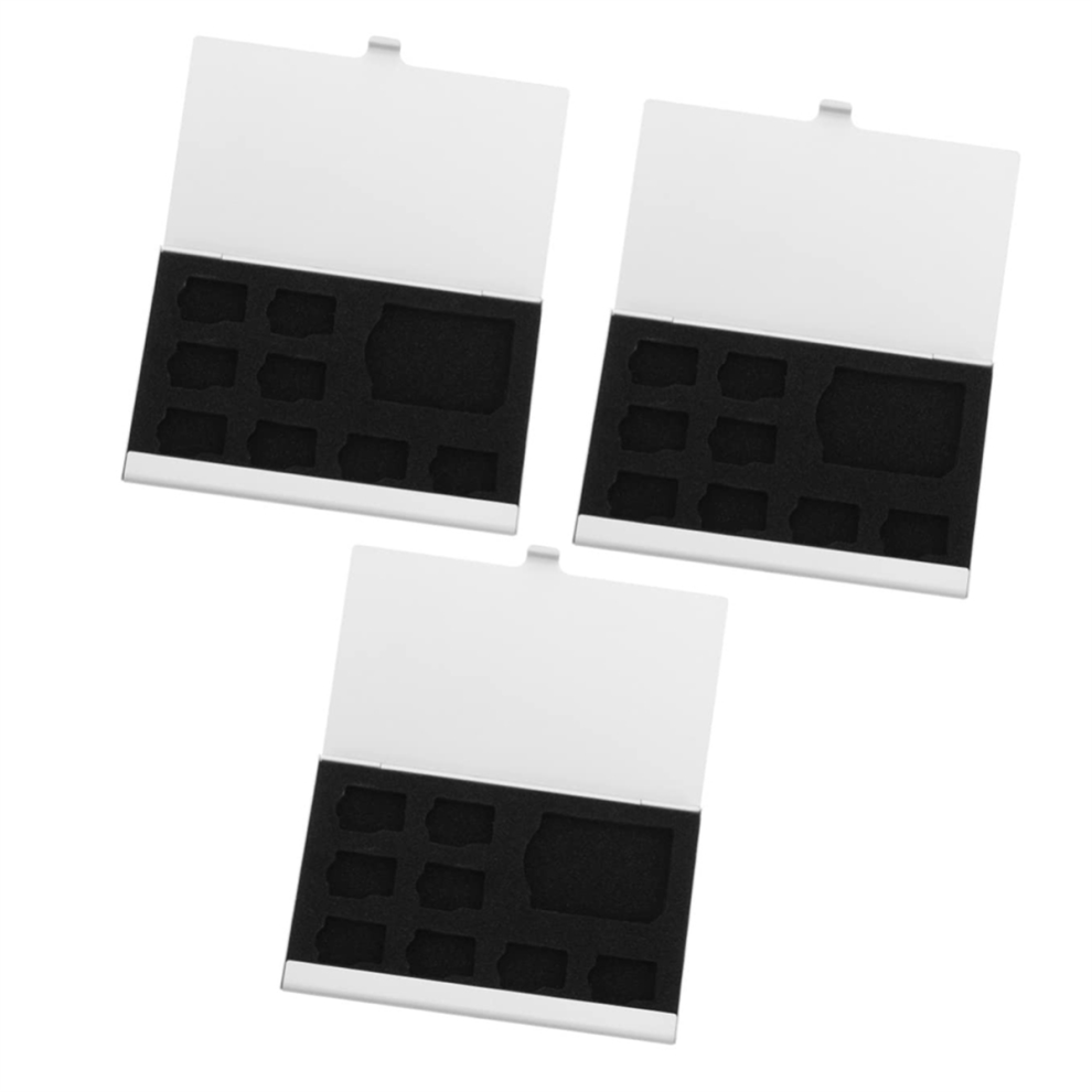 3Pcs 9-Slot Memory Card Storage Box Mini Holder Case 4853956018072