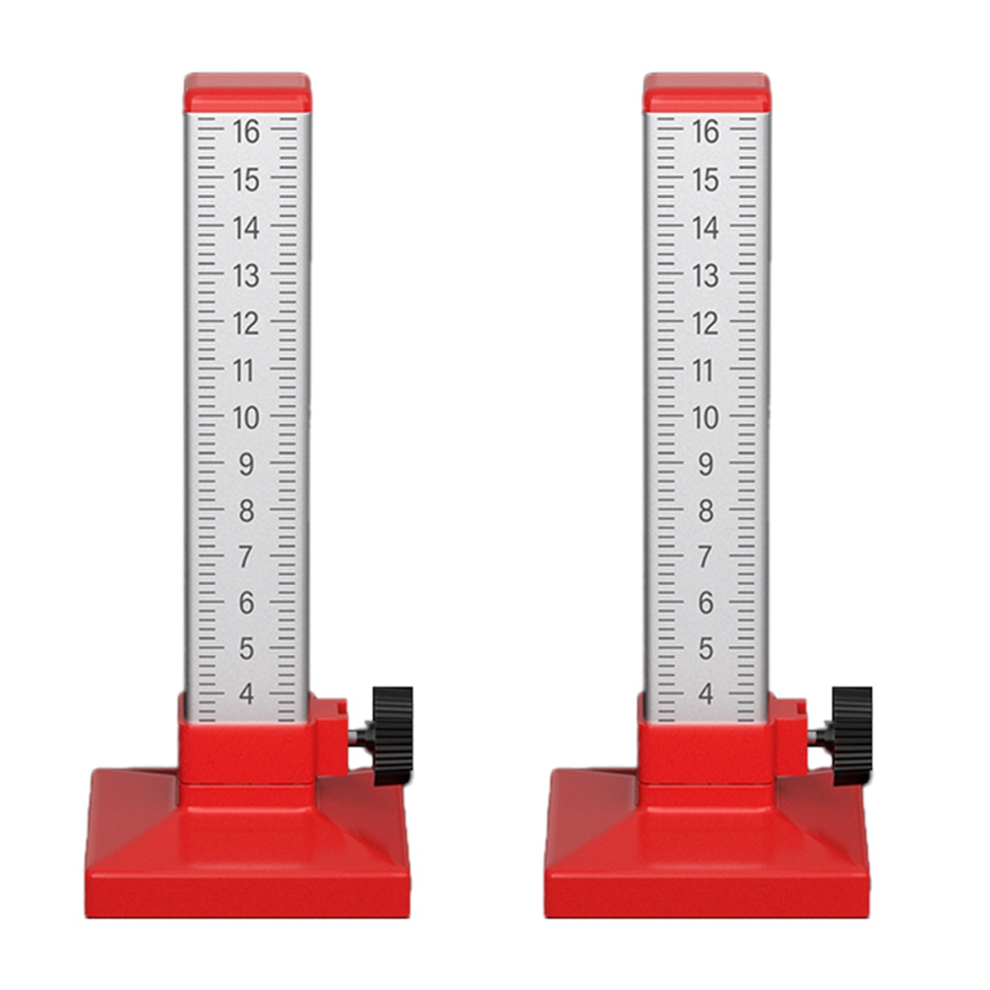 2Pcs Equal Height Ruler Positioning Horizontal Elevation Ruler, A 4853956016221