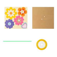 Flower Bouquet Cract Kit Mother's Day DIY Fragrant Card 1 Set