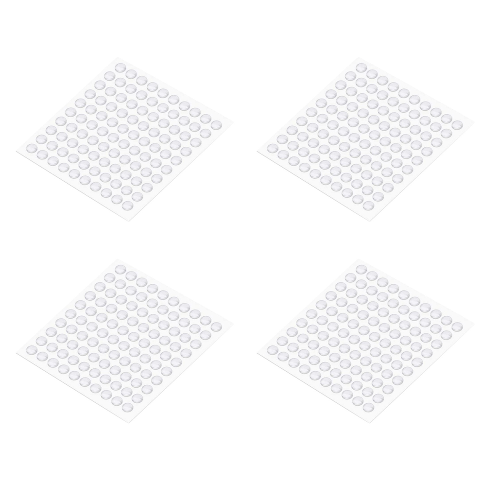 400 Capsules Self-Adhesive Rubber Furniture Bumper Pads For Doors Cabinets Drawers Glass Tables Crafts 4853956015545