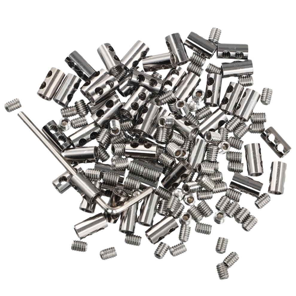 50Pcs Wire Rope Clamp For 3Mm Cable Fastener Clip Adjustable Screw 4853956015224