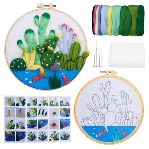 Needle Felt Supplies for Beginners,Needle Set,Felt