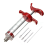 Meat Injector Syringe - 3 Marinade Needles for BBQ, Meats 1