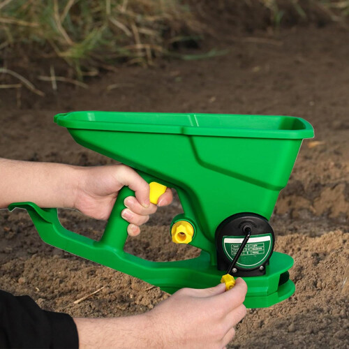 Hand Fertilizer Spreader, Garden Seeder, ABS Material, 560g 2