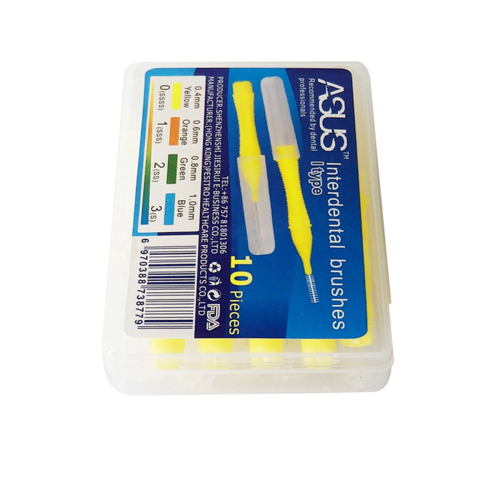 30Pcs/Box 0.4MM Straight Interdental Brush Teeth Cleaning 1
