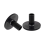 24Pcs Cymbal Sleeves 8PCS 38X26mm Black Drum Replacement for Shelf Kit 5