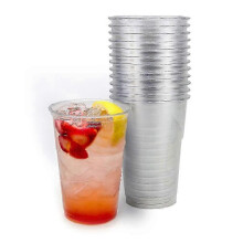 10 Oz Capacity 300 Ml Super Durable Clear Plastic Cups Ideal for Coffee Juice and Bubble Tea - Lids Sold Separately