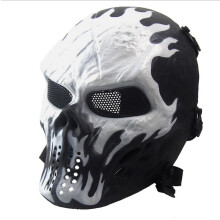 1 x Outdoor Airsoft Paintball Tactical Full Face Protection Skull Mask Skeleton Army