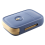 Drawer Type Refrigerator Egg Storage Box, with Date Reminder(Blue) 2