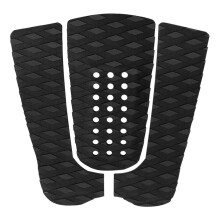 Surfboard Grip Pad NonSlip EVA Skimboard Tail Surfing Traction Mat with Hole 3 Pieces