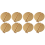 16Pack Champagne Gold Drawer Pulls,2.5 Inch Half Moon Cabinet Drawer Pulls Kitchen Handles, Cabinet Hardware Pulls 1