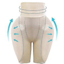 (XXXXXXL, Beige) Silicone Hip Lifters with Padded Panties for Women's Enhanced Butt and Hip Support